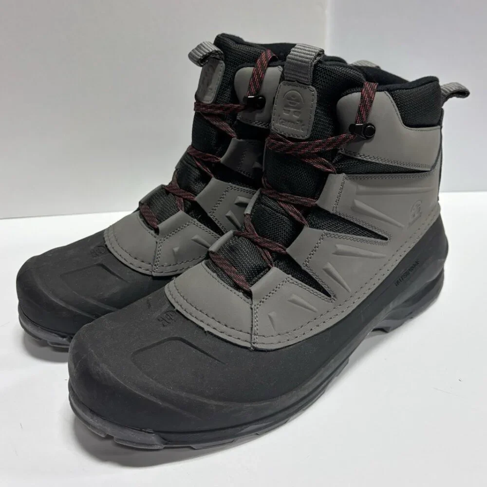 Kamik Men’s Iceland Lo Gray Winter Boots, Size 13 M